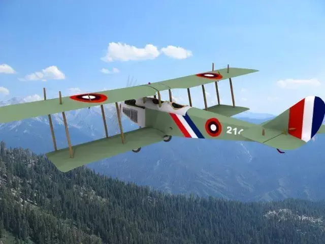 Curtiss JN-2 Jenny V02 3D model