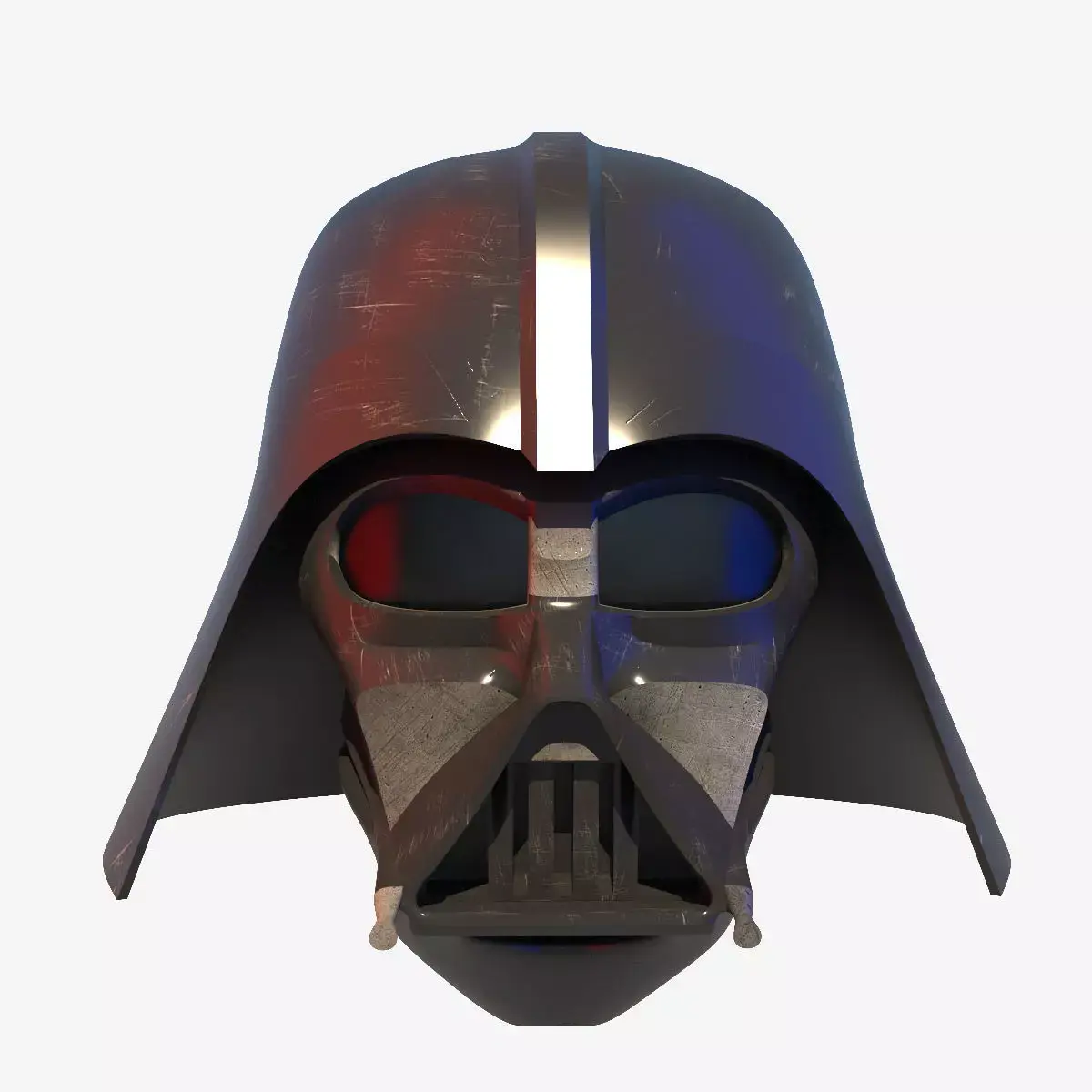 Helmet Darth Wader Low-poly 3D model