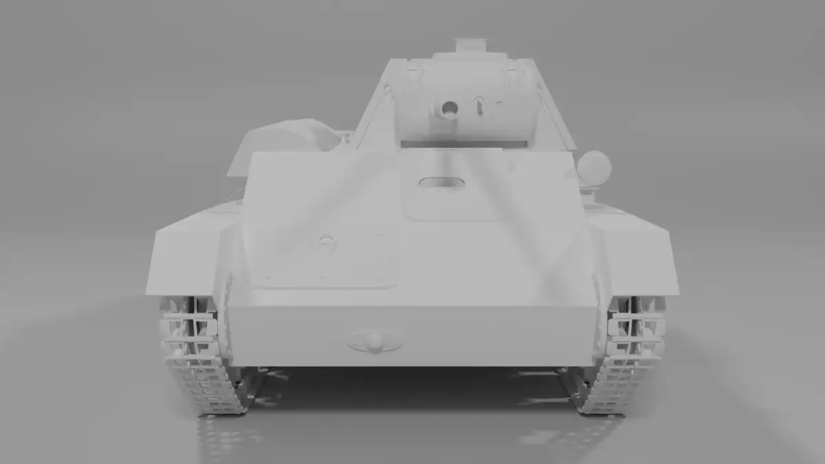 Soviet light tank T-70 3D model