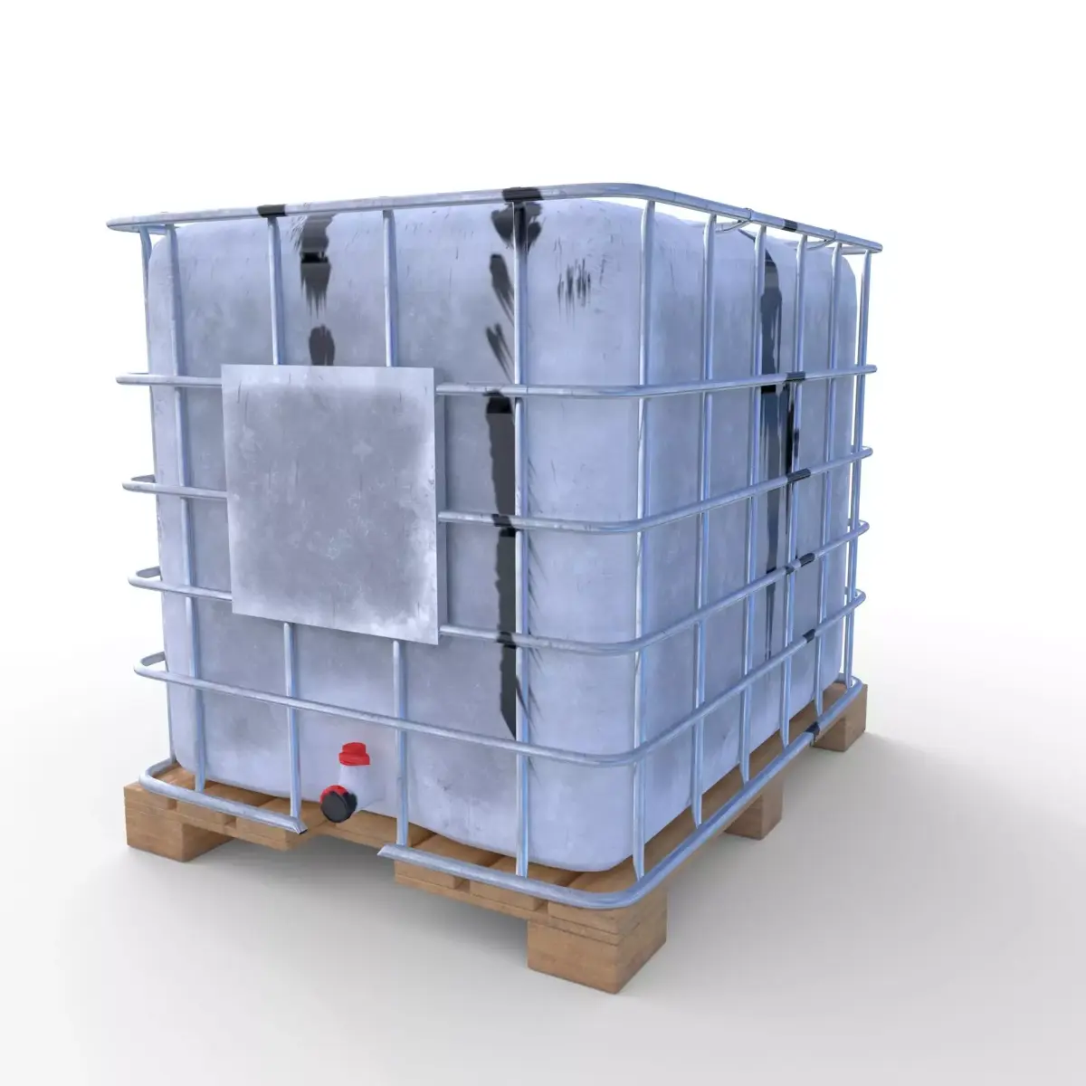 IBC Container 5 Low-poly 3D model