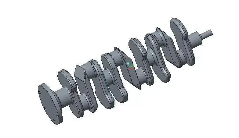 Crank shaft 3D model order