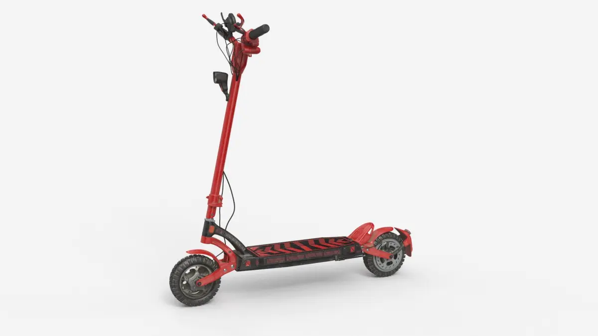  E-Scooter Offroad Red Dirty - PBR 