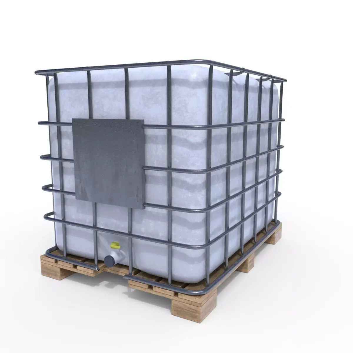 IBC Container Low-poly 3D model