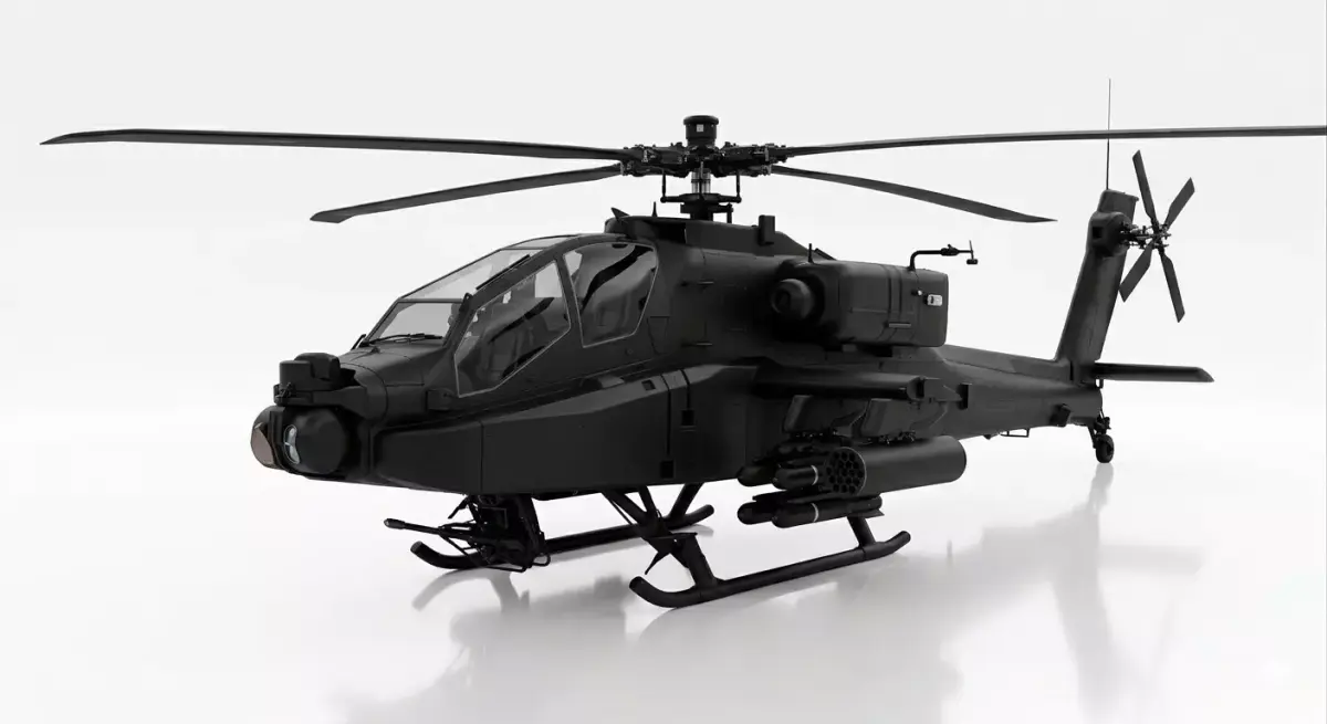 Tactical Attack Helicopter 3D model