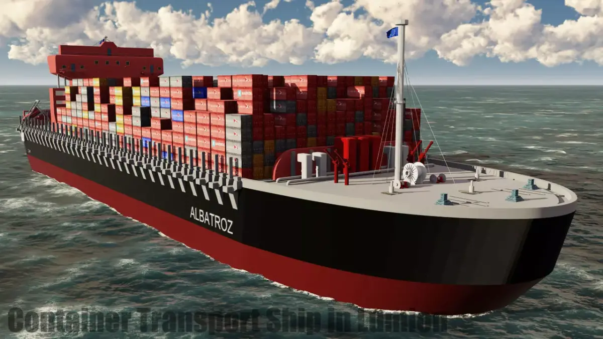Container Ship 3D model shop