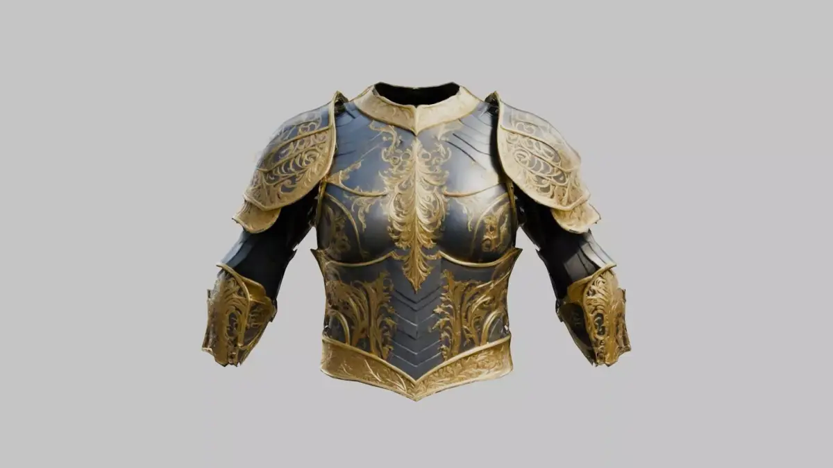 Medieval Chestplate Armor Low-poly 3D model