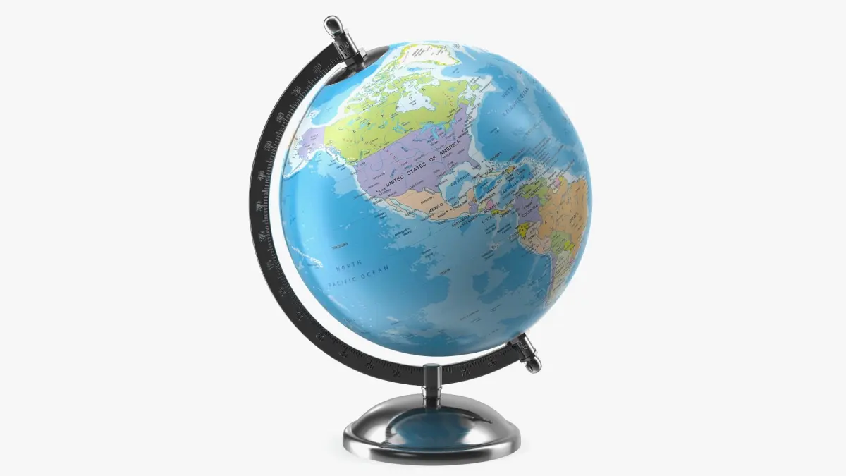Classic Globe 3D model