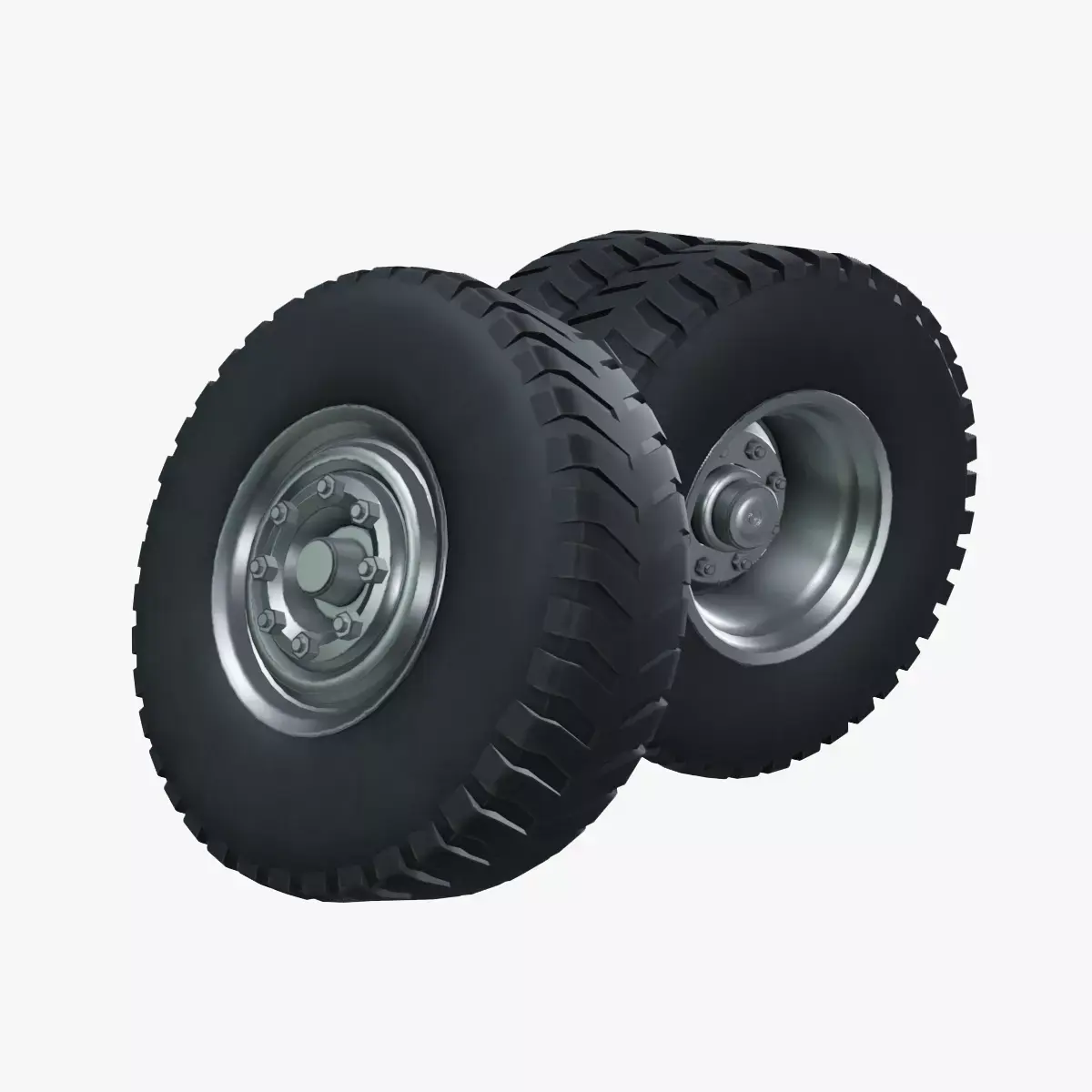 Tyres  Low-poly 3D model