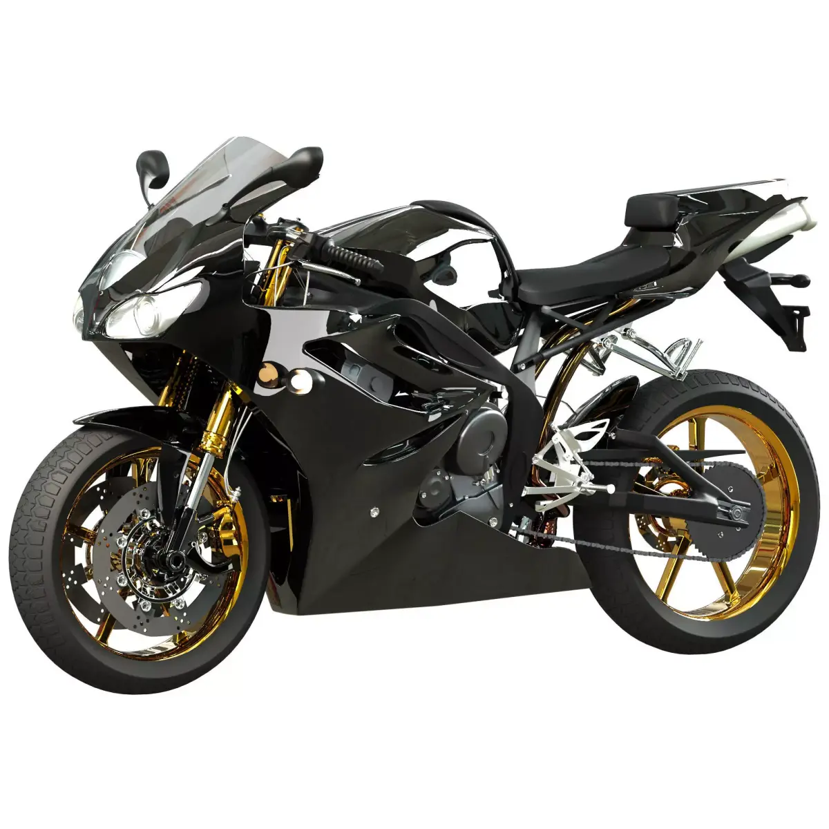 Triumph Daytona 675SE   3D model