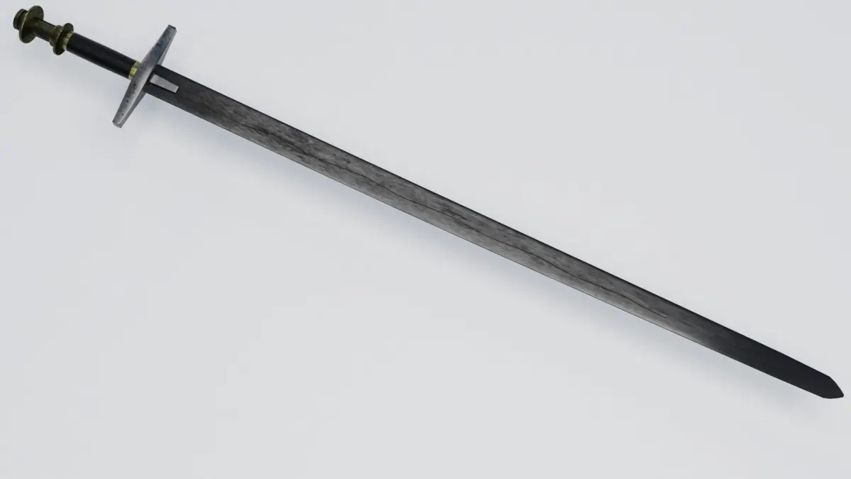 Sudanese Sword Low-poly 3D model