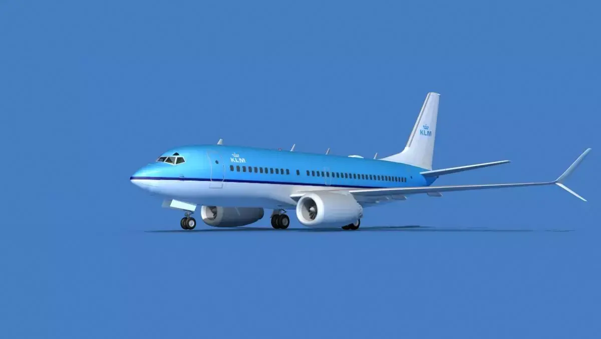 Boeing 737 MAX 7 KLM 3D model