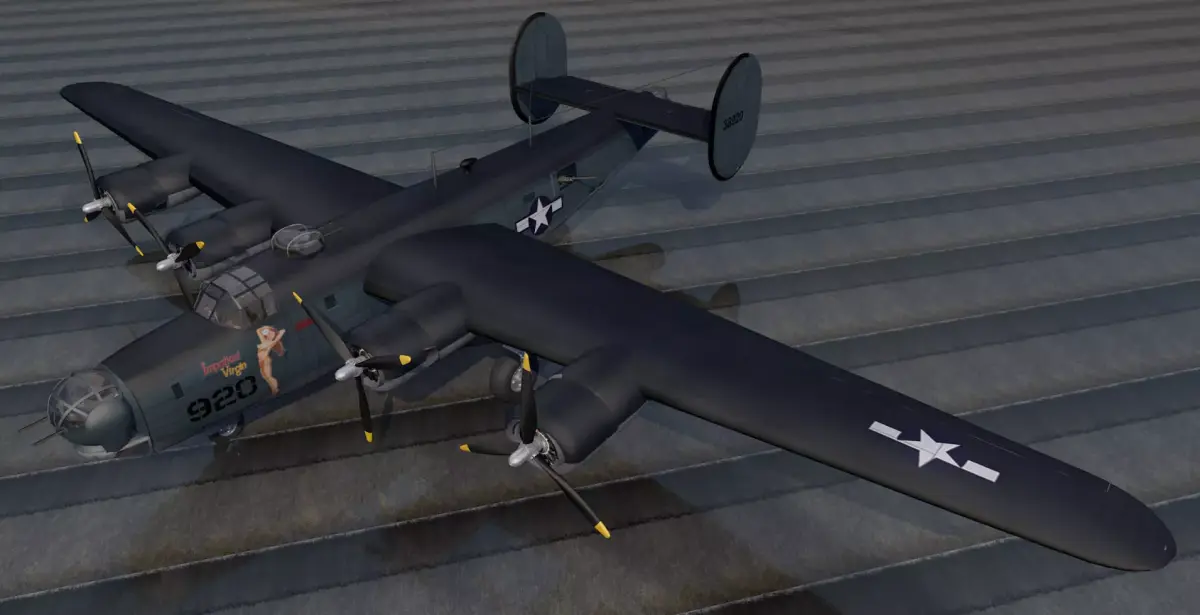 Consolidated PB4Y-1 Liberator 3D model