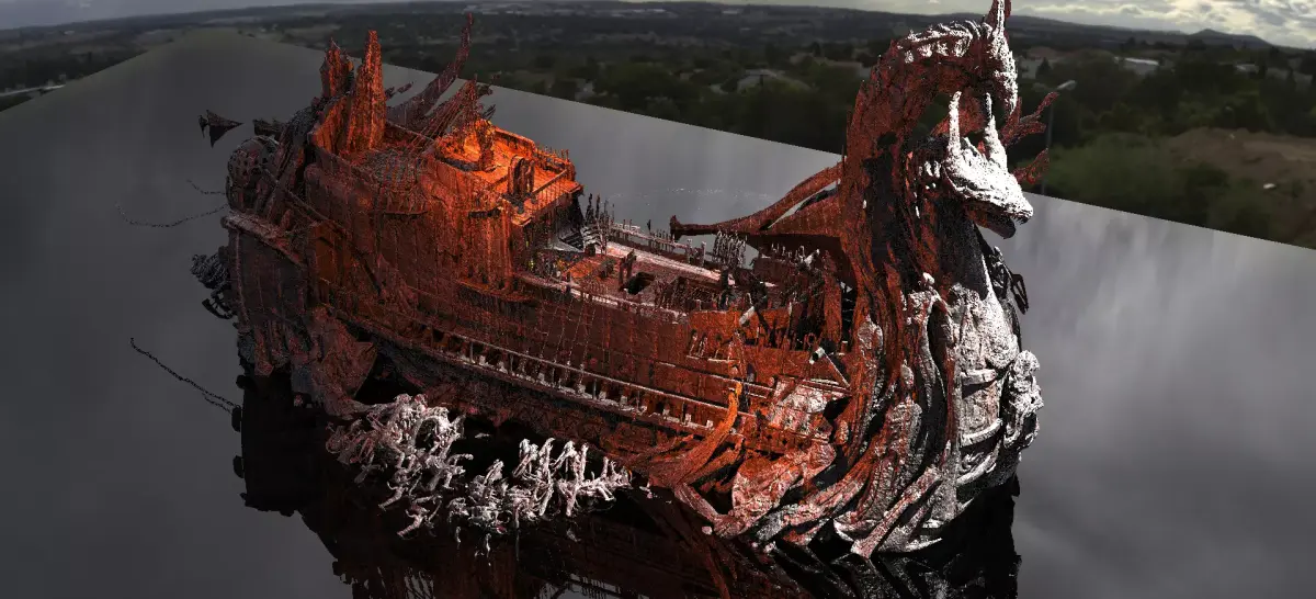 Kharon the Ferryman Water Kitbash 3 3D model