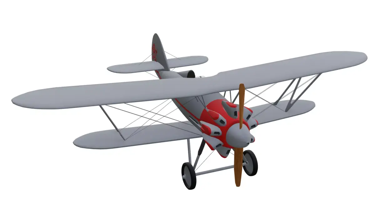 Polikarpov I-5 Low-poly 3D model purchase