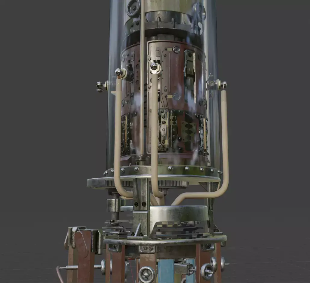 Transformer on-load tap changer OILTAP MS 3D model