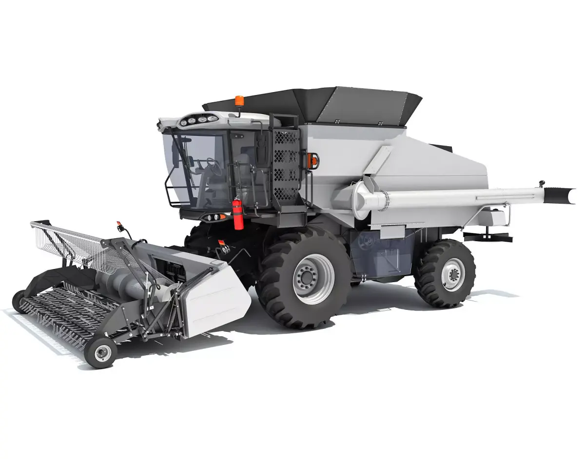 3D Harvester combine 3D model
