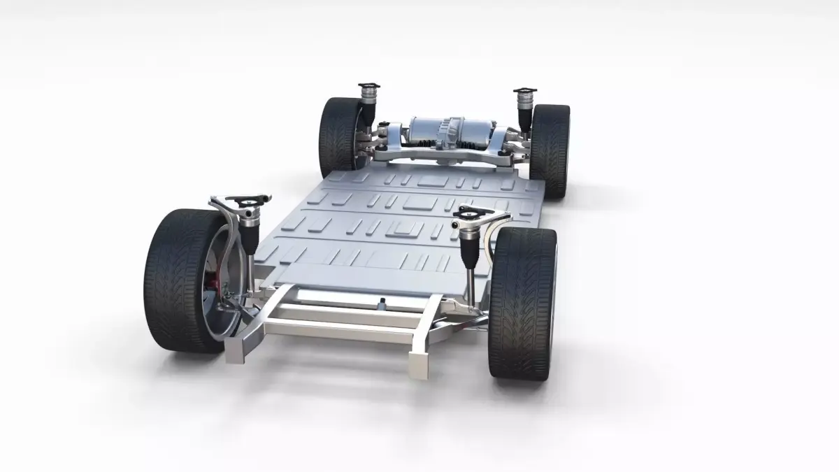 Tesla Model 3 Chassis 3D model