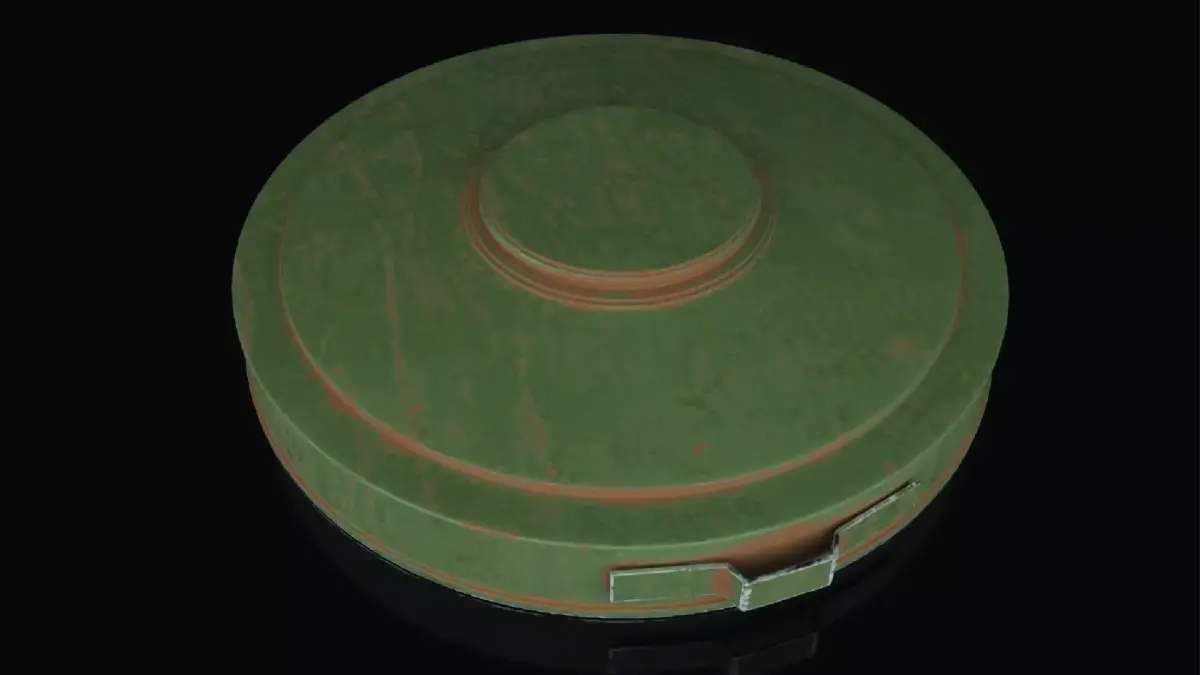 Land Mine 3D model buy