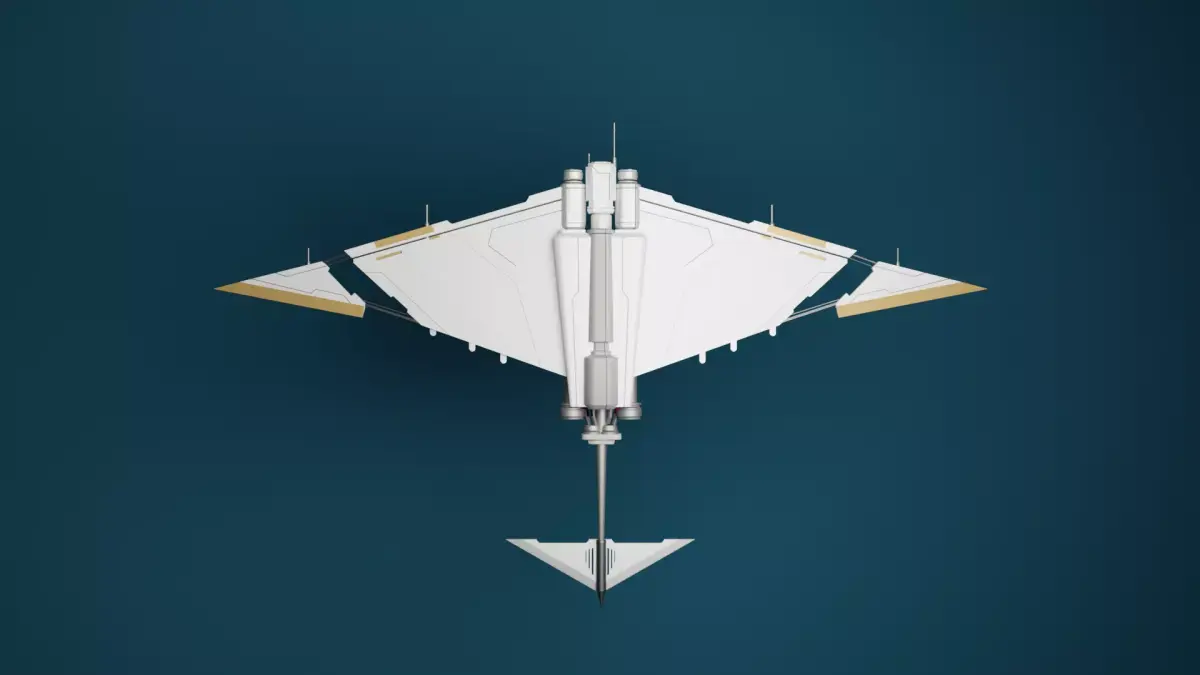Glider Appocalypse 3D Model Low-poly 3D model