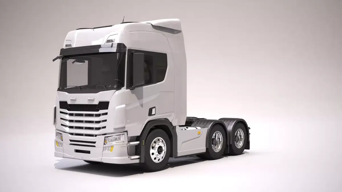 Generic European Semi Truck 3D model