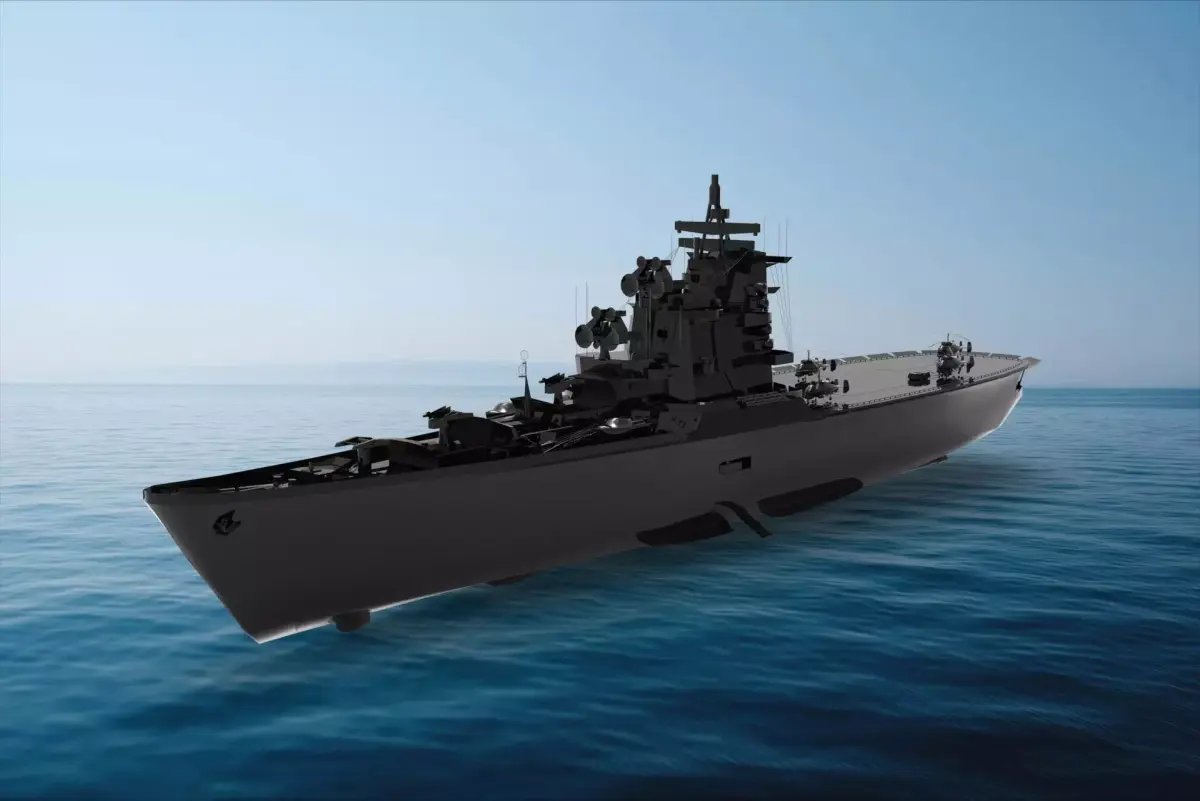 Russian cruiser Moskva 3D model