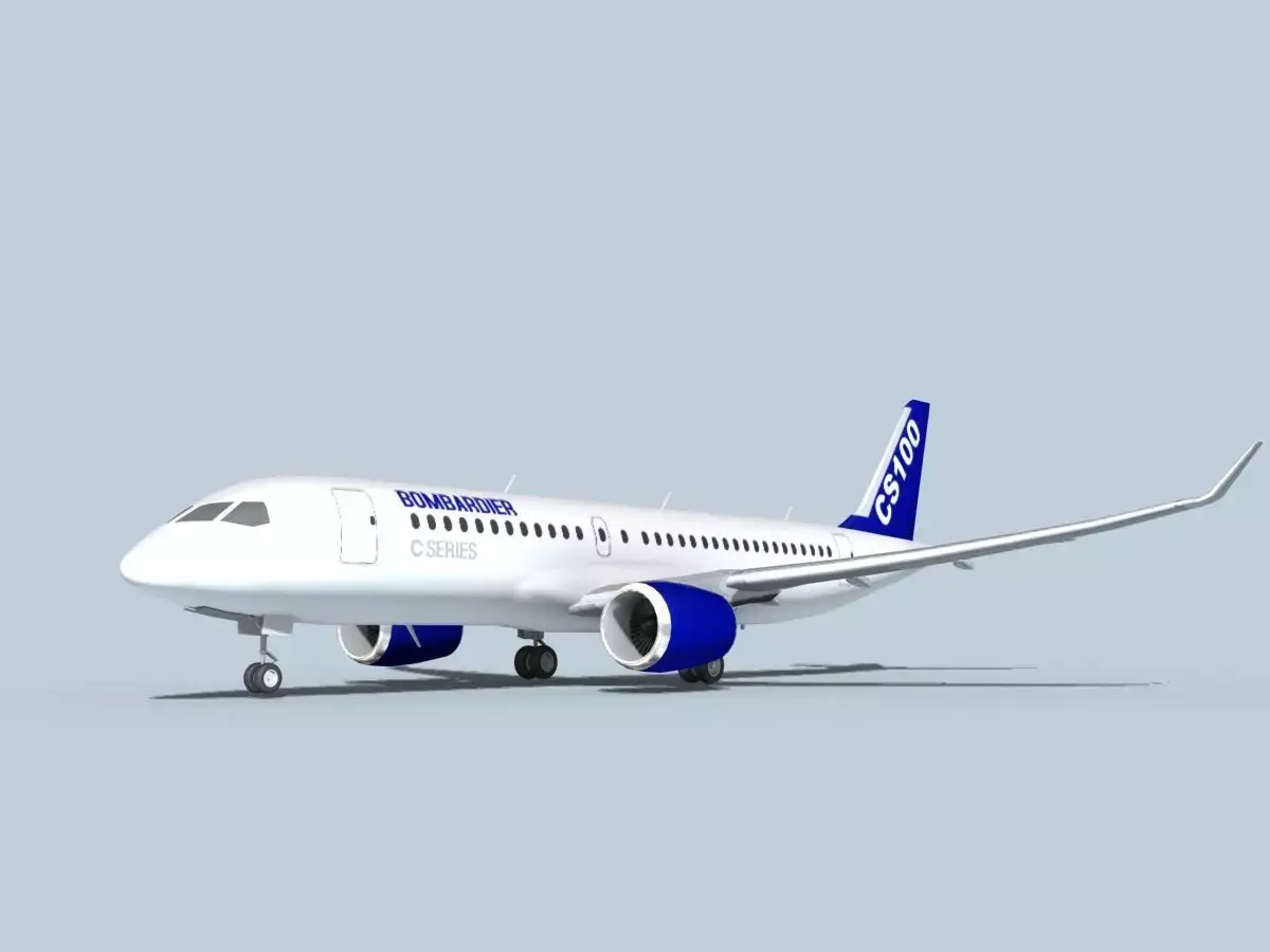 Bombardier CS100  3D model