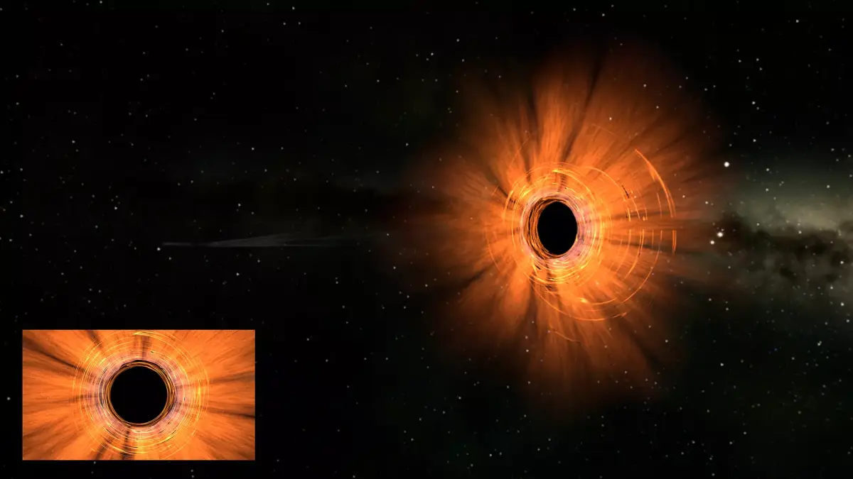 M87 Black Hole - Animated full scene 3D model