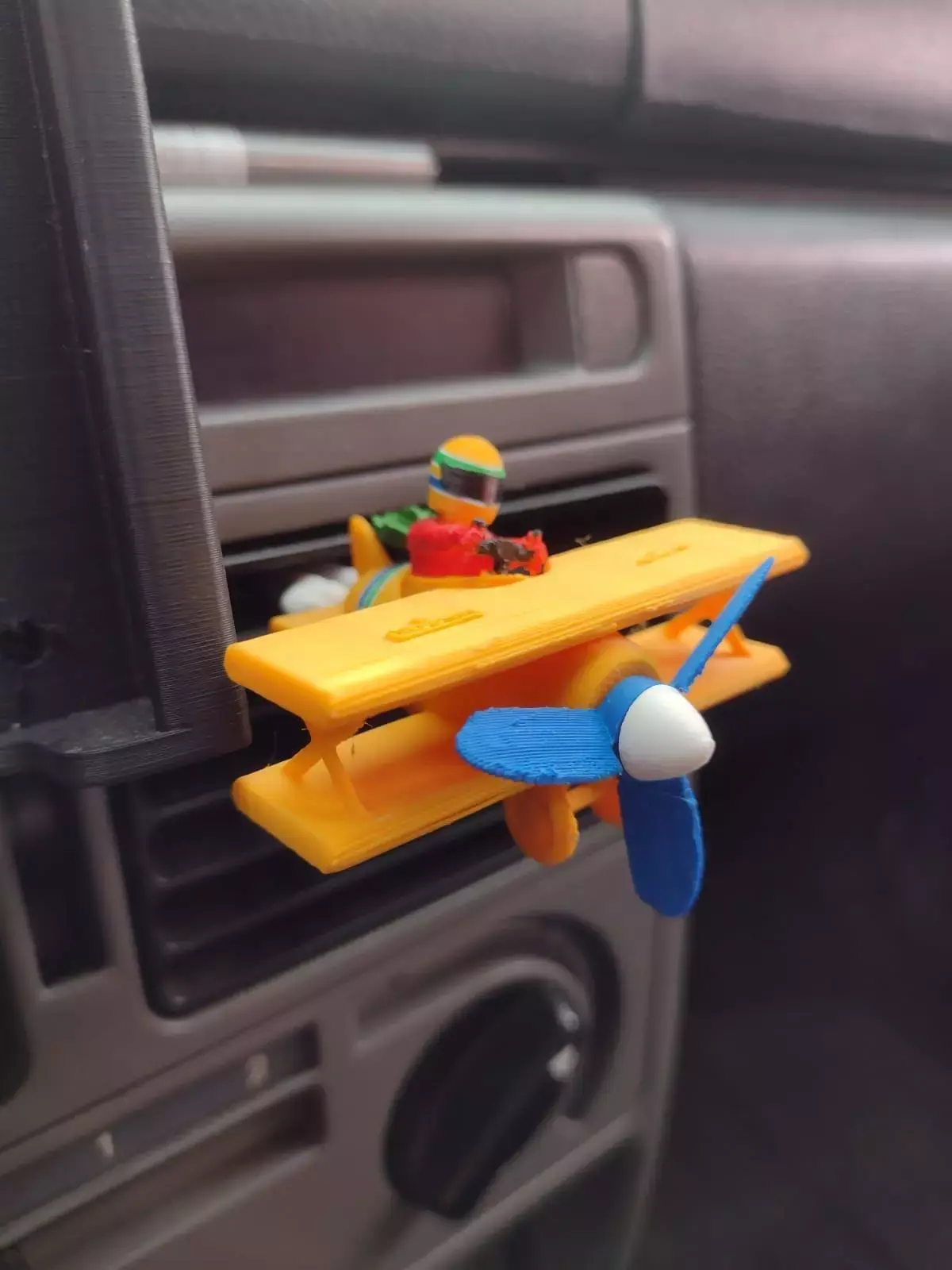 Ayrton Senna Inspired Pilot Airplane  Multi Part 3D Print 3D print model