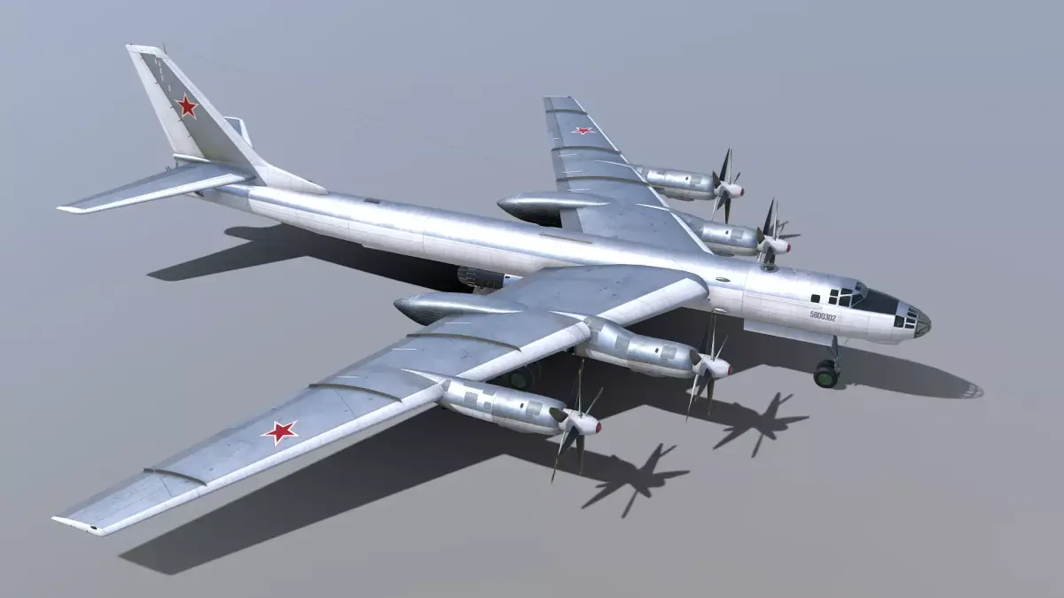 Tupolev Tu-95V Bear A Tsar Bomba 3D model purchase