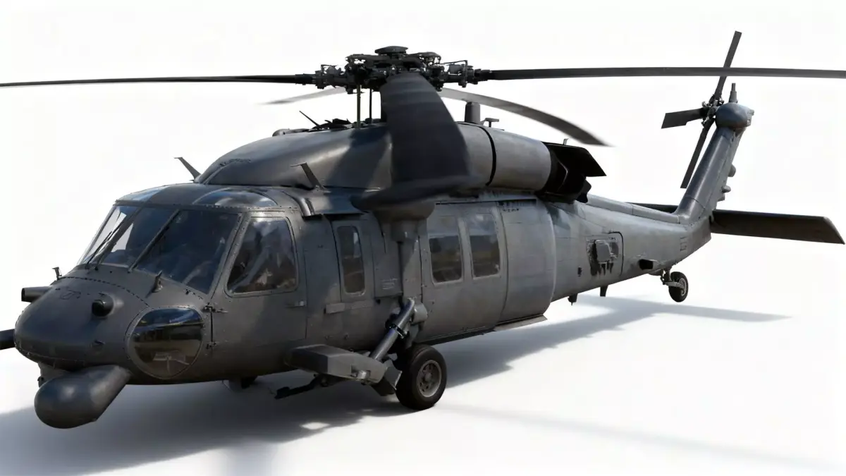 UH-40 Military Helicopter 3D model