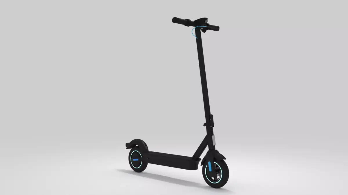 Electric Scooter Realistic 3D model