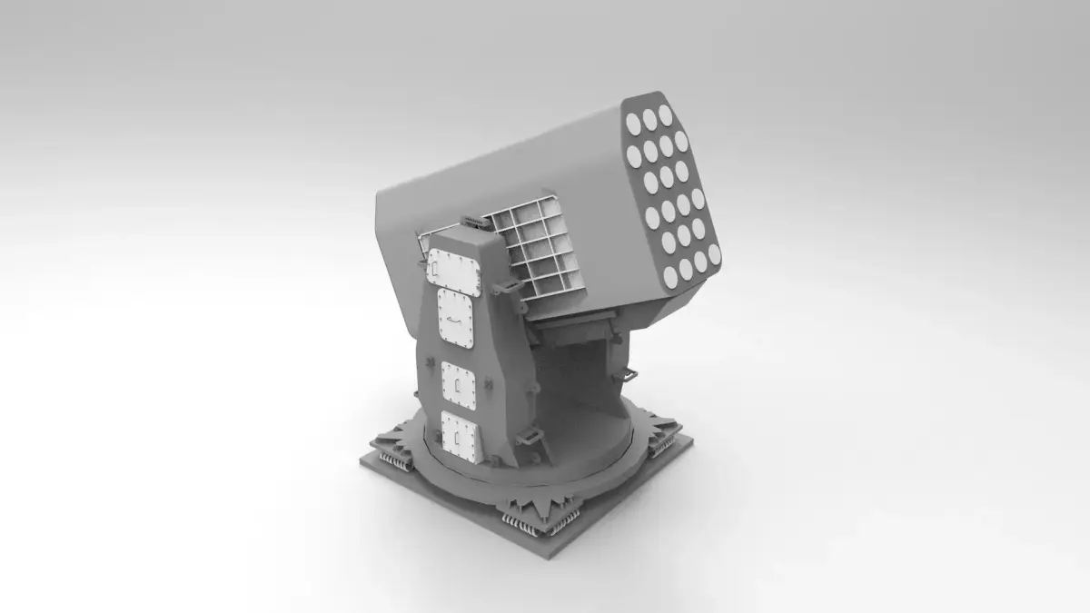 RIM gun ship RIM-116 Rolling Airframe Missile 3D print model