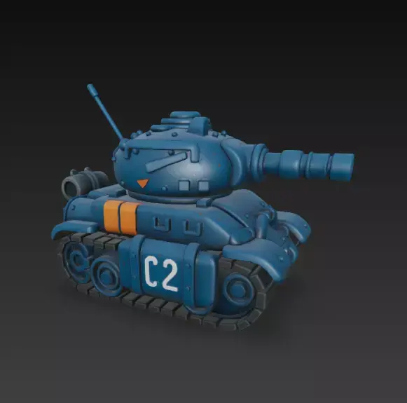 Metal Slug Tank 02 3D print model