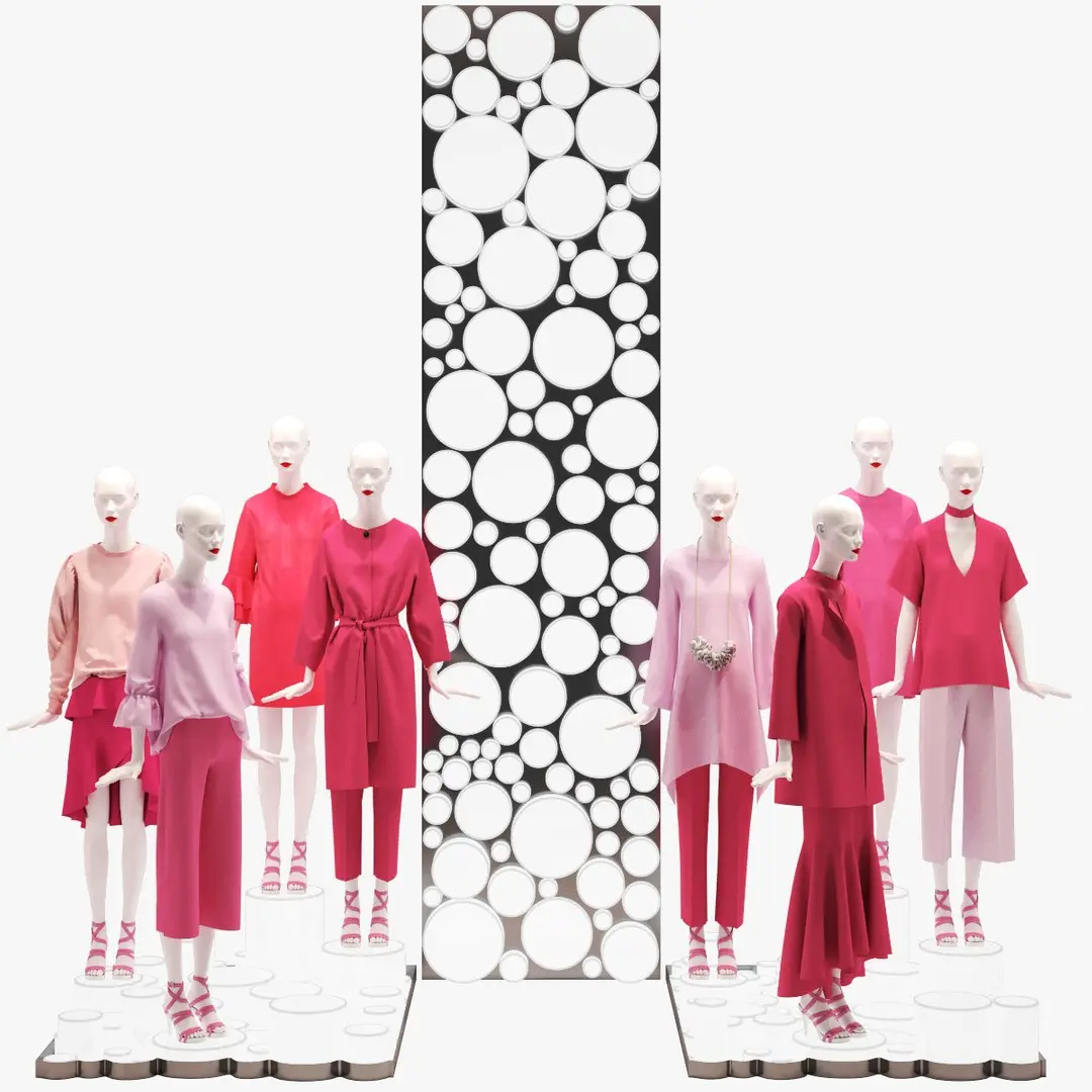 3D Showroom Fashion Store 017 3D model