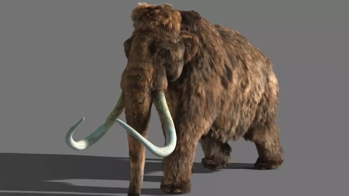 Mammoth woolly 3D model