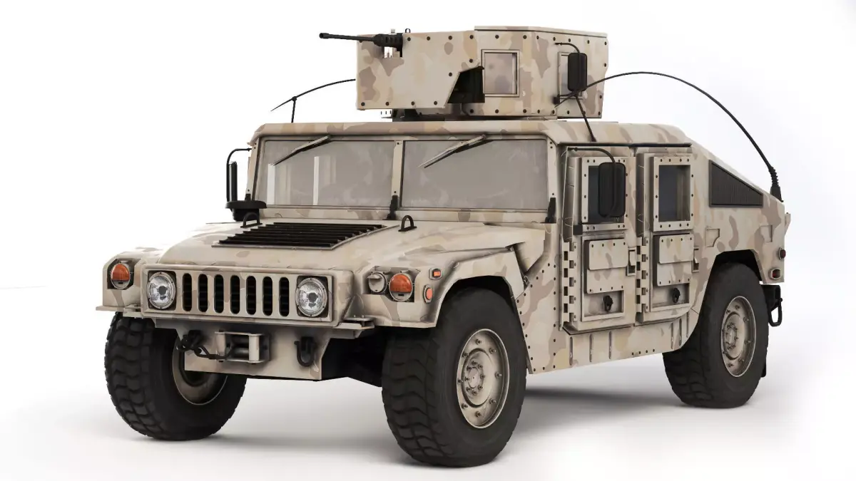 Humvee Military M1114  3D model