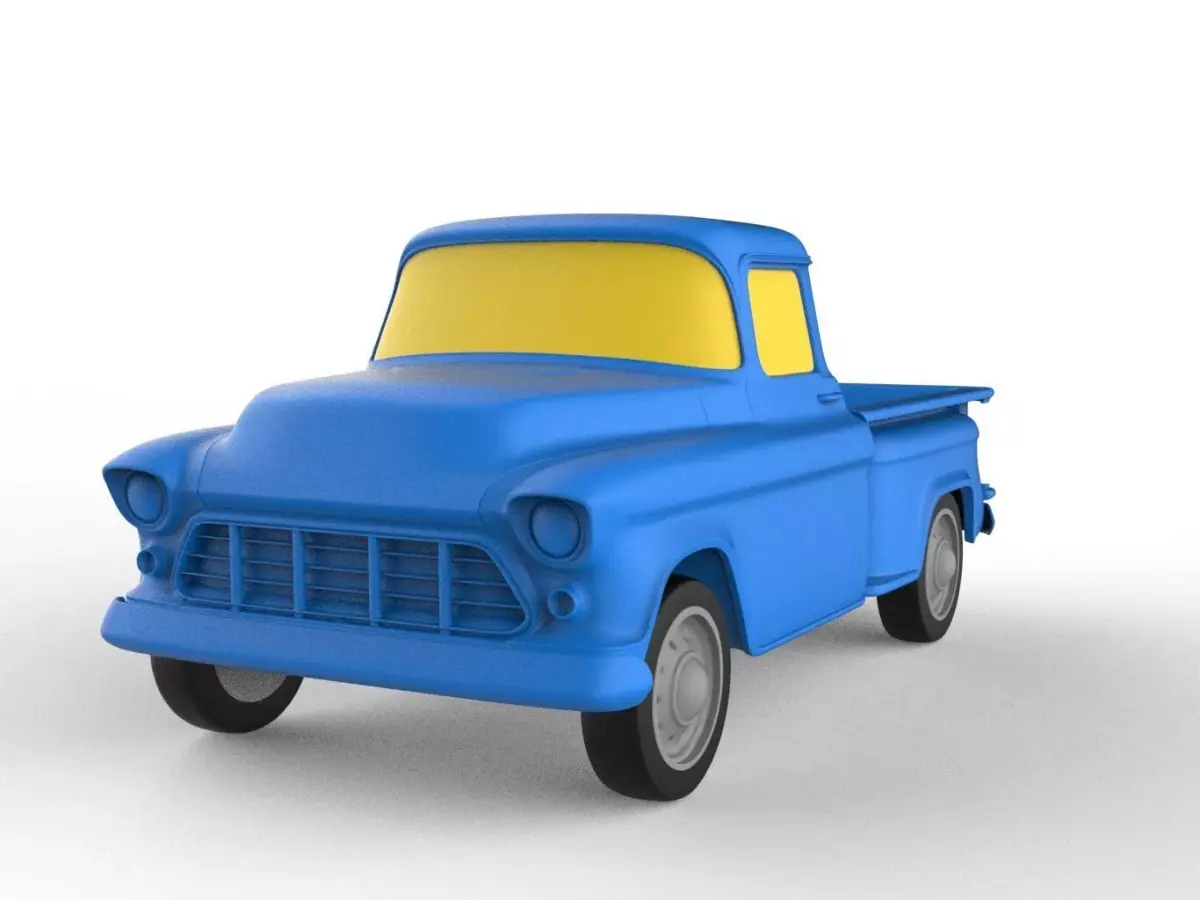 Chevrolet Task Force 1962 Classic Car 3D print model