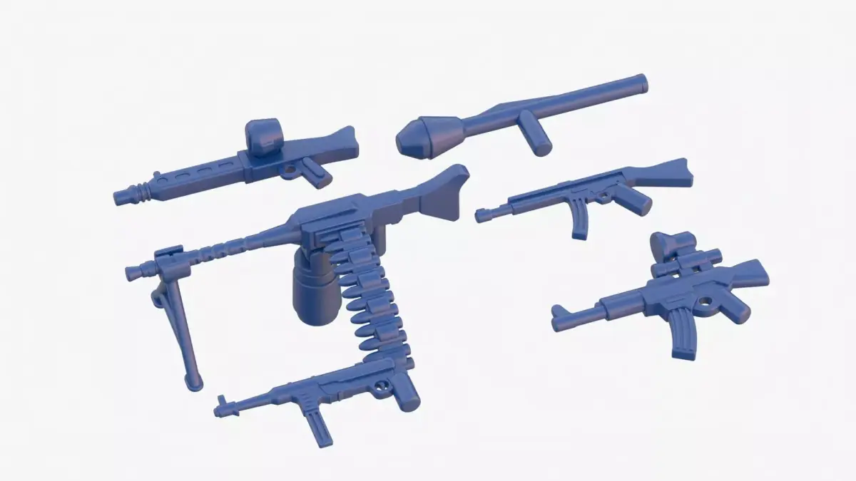 Lego Weapon Collections 3D model
