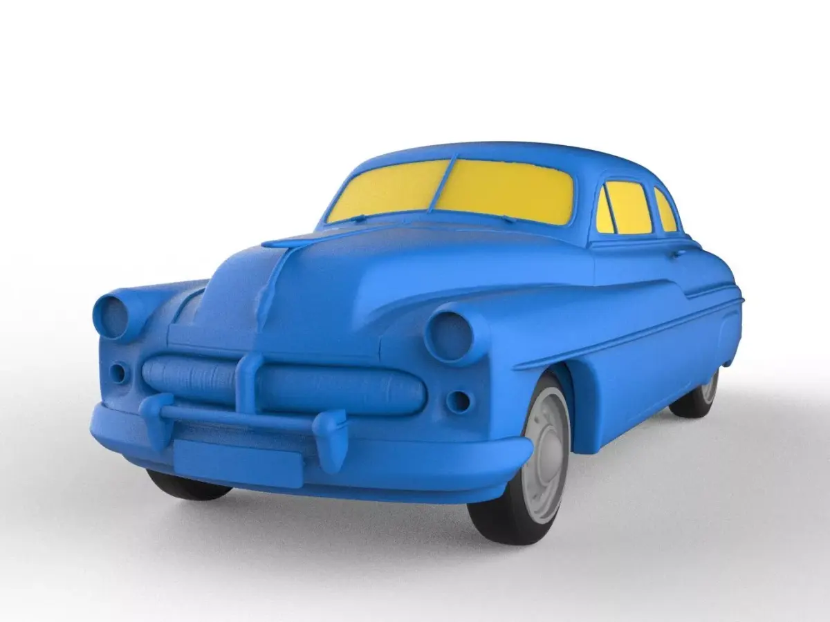 Mercury Eight Coupe 1949 Classic Car 3D print model