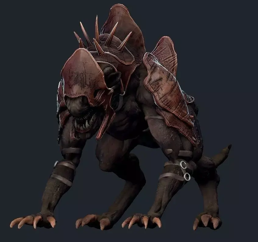 Creature Mount Low-poly 3D model