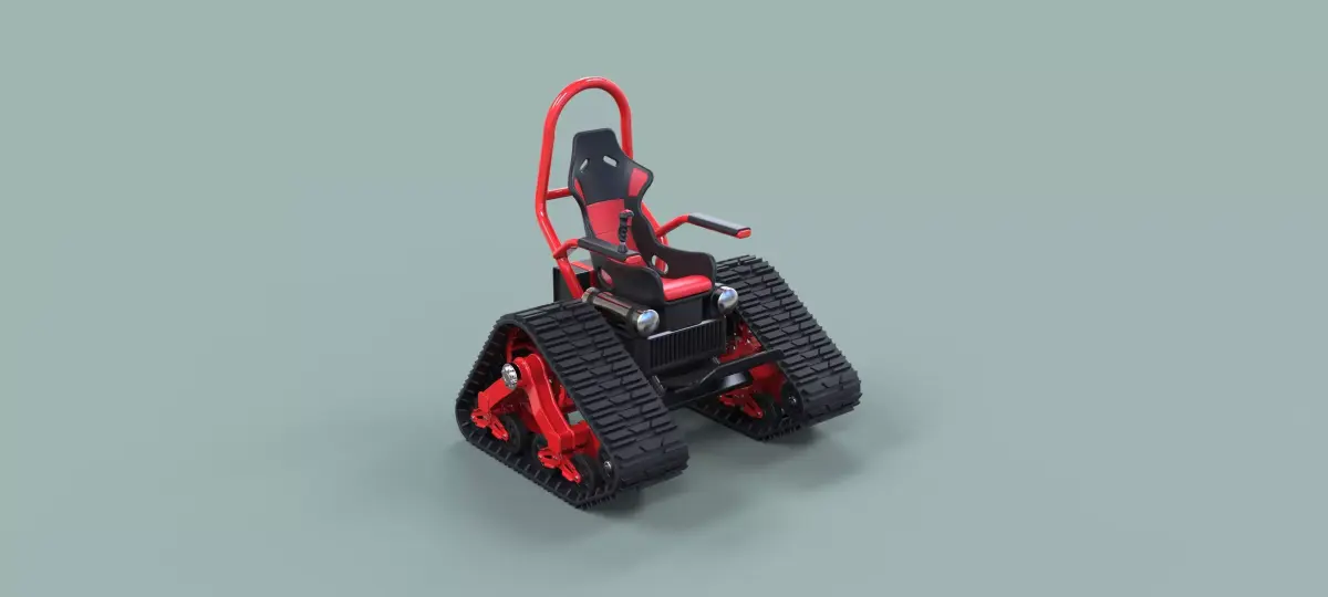 Tankchair concept 3D model