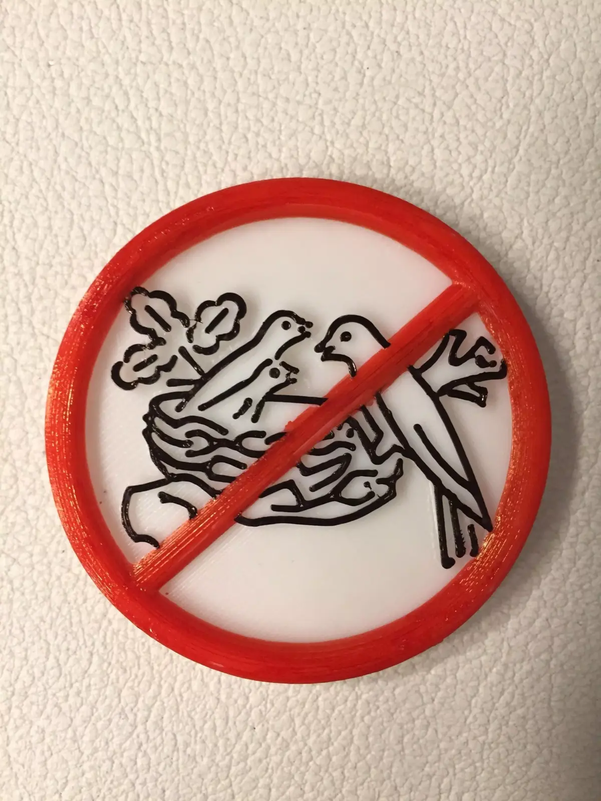 Nestle no birds nest badge Free 3D model