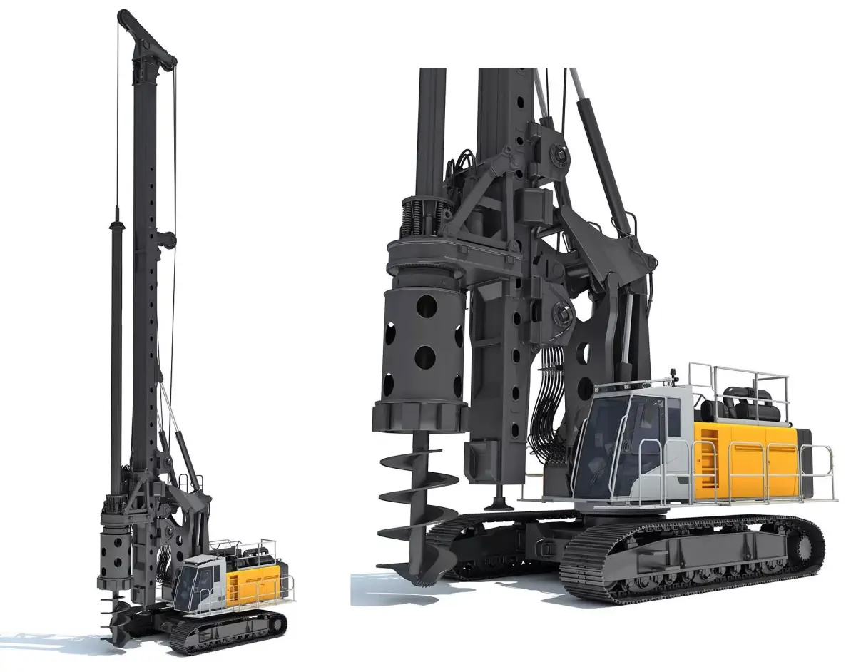 Rotary Drilling Rig 3D model buy