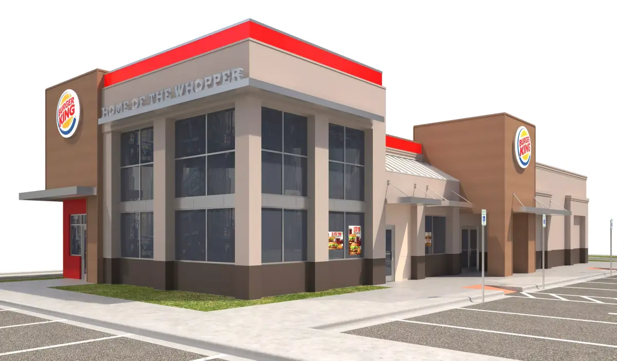 Retail-042 Burger King-004 With Site 3D model