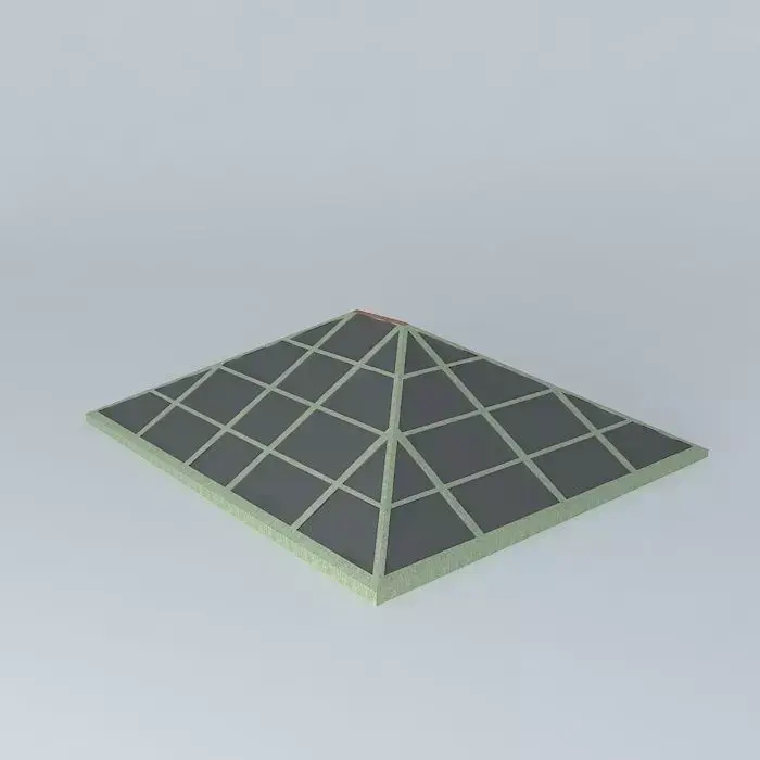 Skylite pyramid Free 3D model