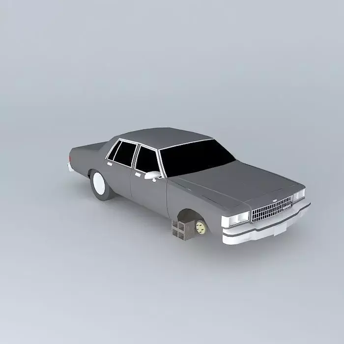 3 Wheel Caprice Free 3D model