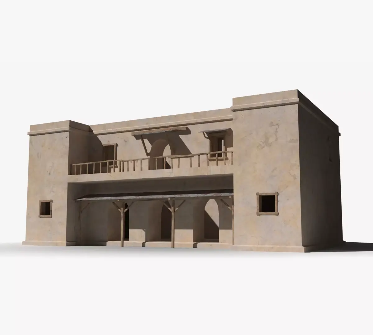Arab x42 Low-poly 3D model