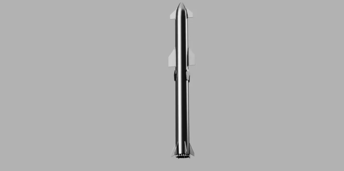 starship rocket launcher 3D print model