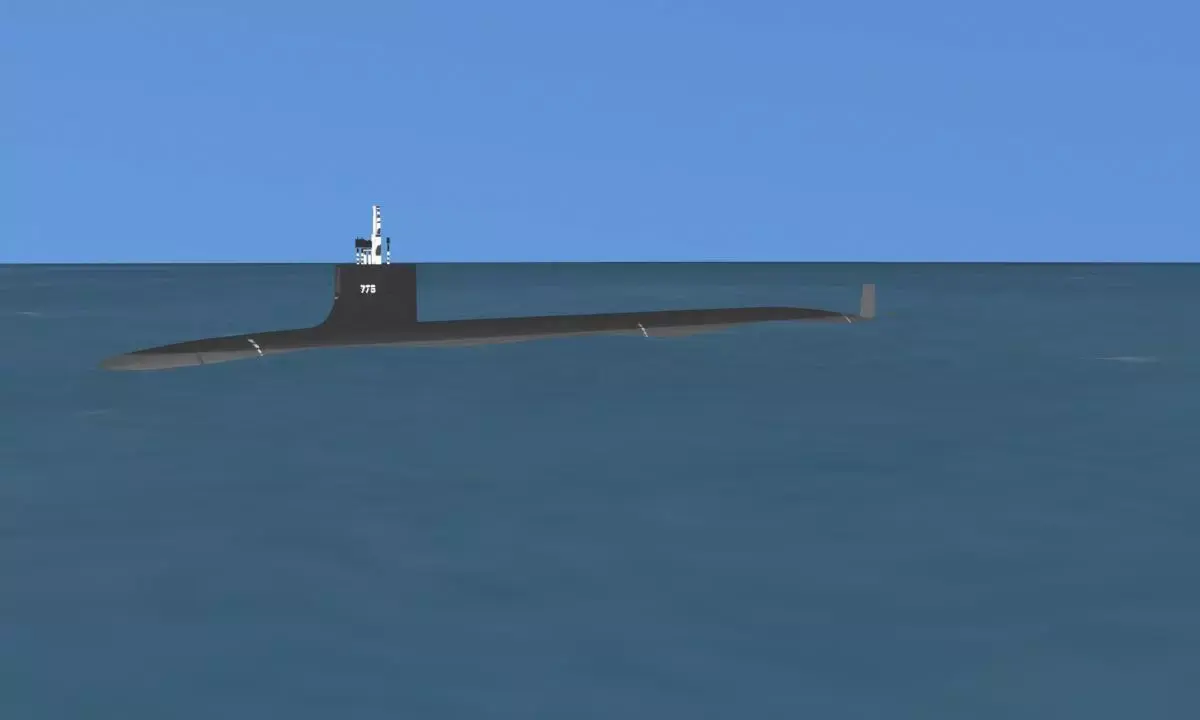 Virginia class SSN 775 USS Texas 3D model