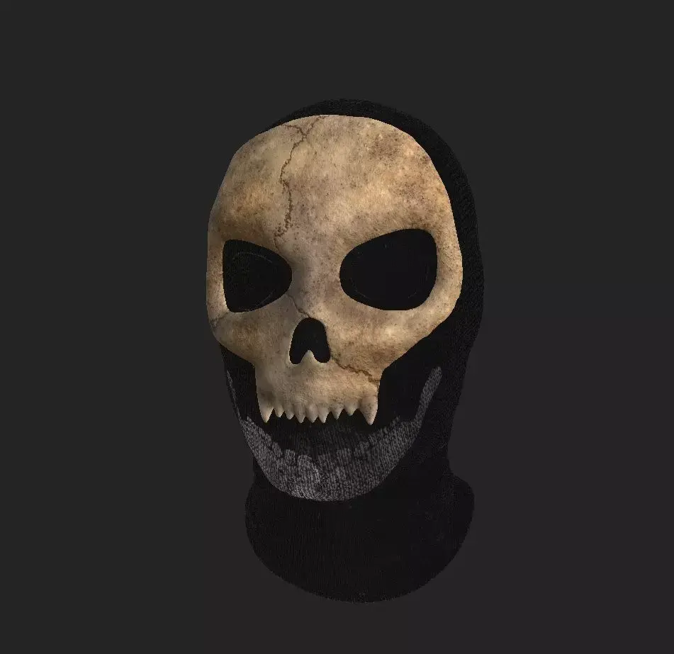 Skull Balaclava Low-poly 3D model